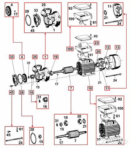 Рабочее колесо к насосу DAB KP 38/18 R00005474