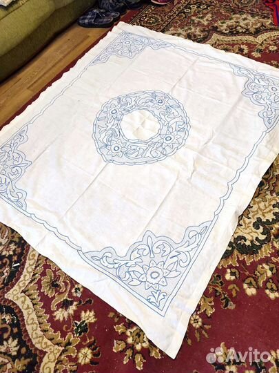 Скатерть винтаж ручная вышивка