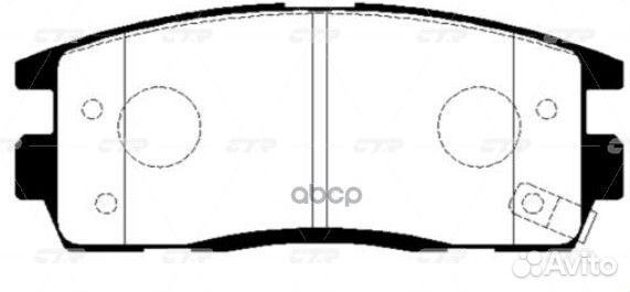 Колодки тормозные GK0447 CTR