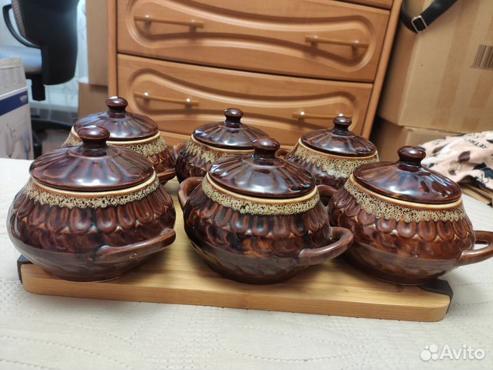 Горшок для запекания 6 шт