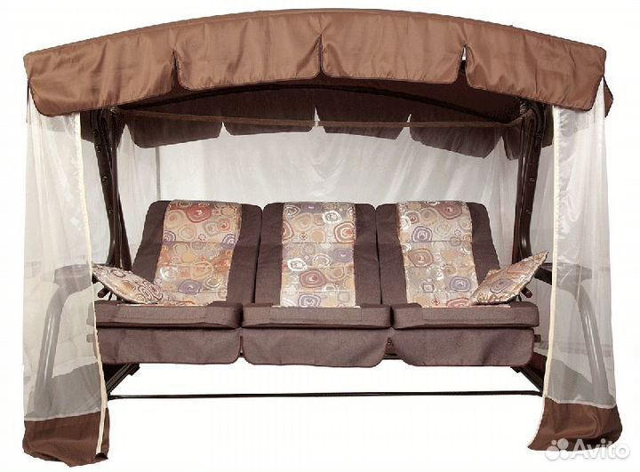 Садовые Качели 3-х местные Палермо Премиум