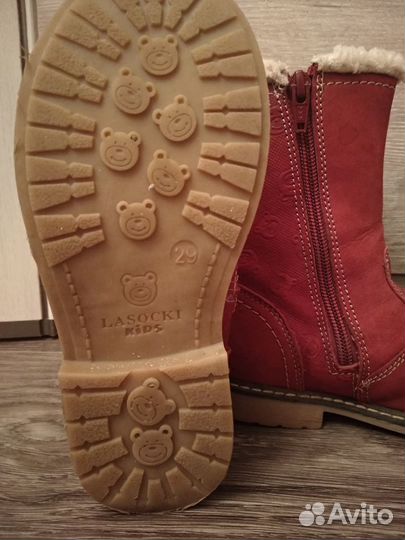 Сапоги для девочки Lasocki, натуральная кожа