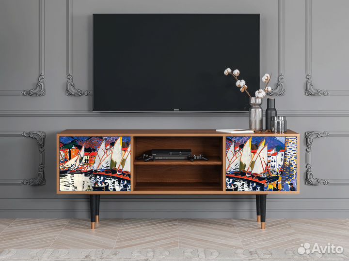 Тв-тумба T2 - Орех - Le Sechage des voiles