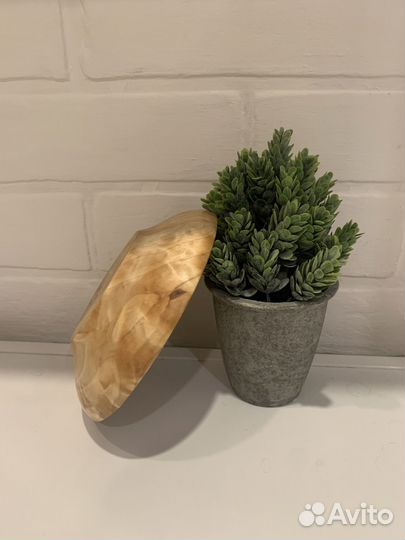 Тарелка из сувеля берёзы