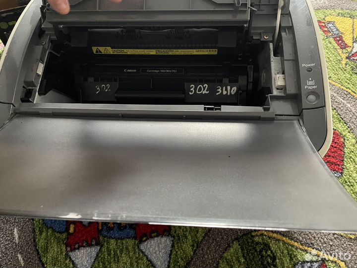 Принтер лазерный canon lbp2900 +новый картридж