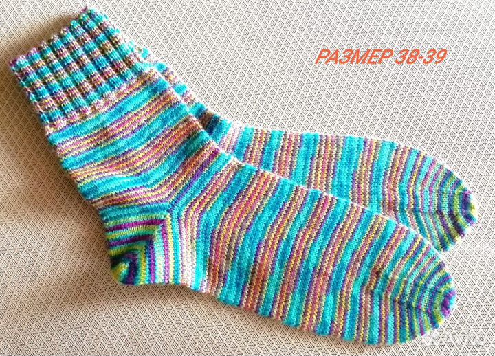Вязанные носочки, ручная работа