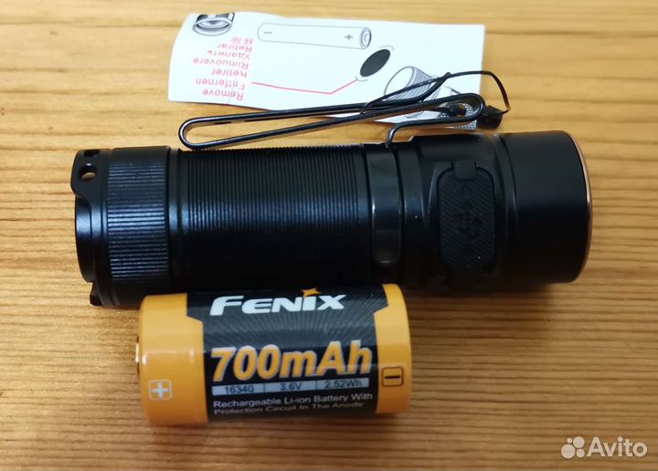Мини-монстр фонарик fenix E18R v2.0