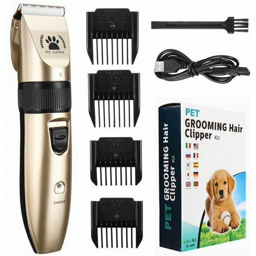 Машинка для стрижки животных PET groomind hair cli