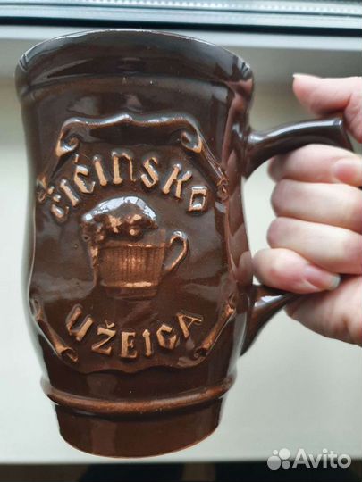 Пивная кружка (набор из 4шт) +кувшин СССР Литва