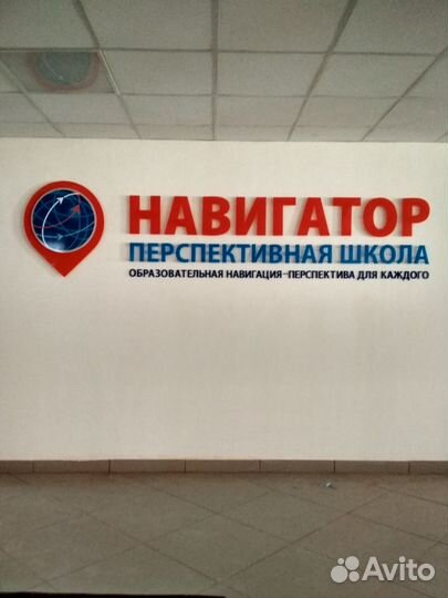 Световые буквы обьемные открыто