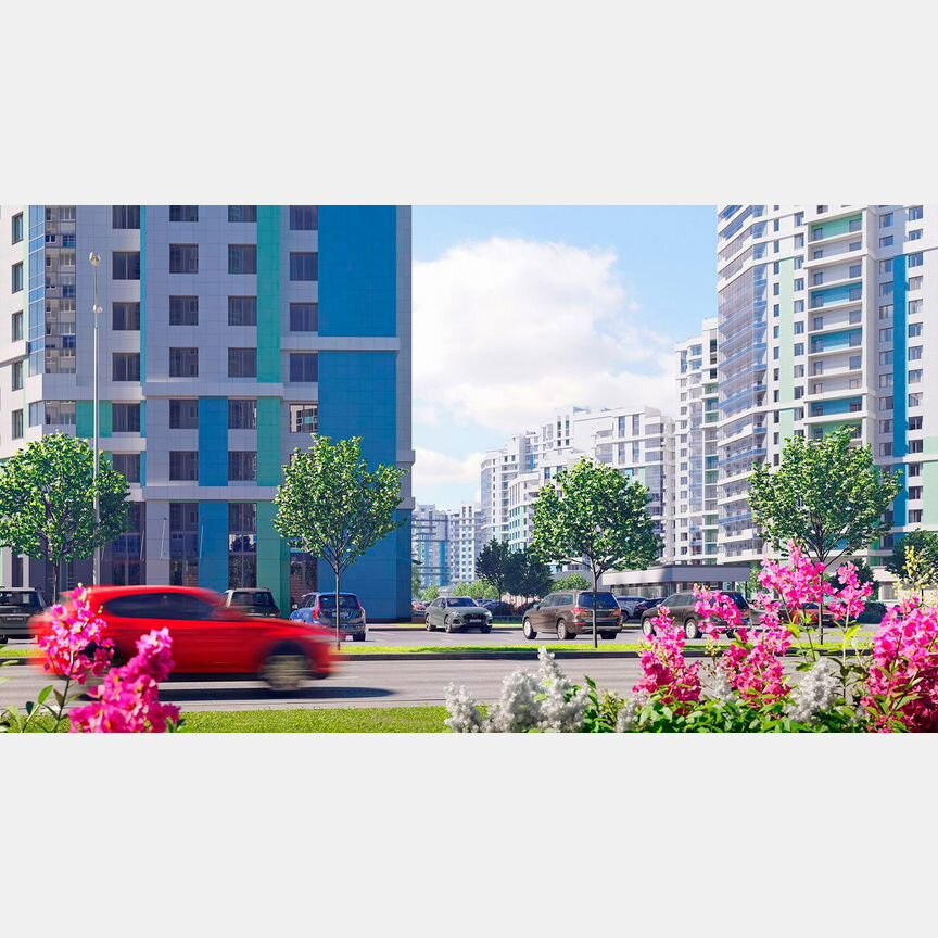2-к. квартира, 89 м², 2/20 эт.