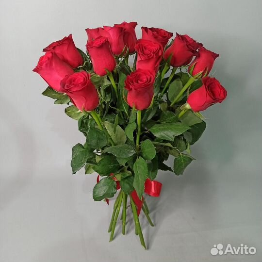 Цветы розы Букет 15 роз