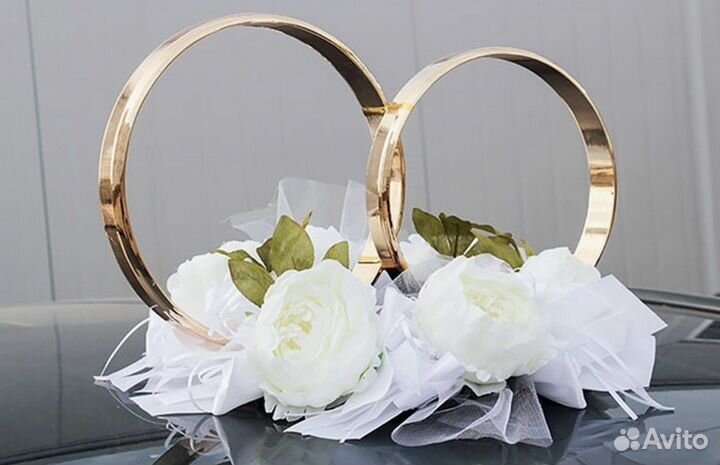 Свадебные украшения на автомобили