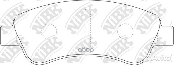 Колодки тормозные Citroen C4 03-; Peugeot 307