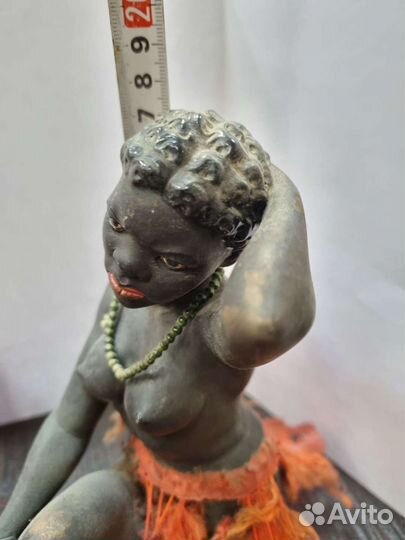 Колоритные Африканские статуэтки, керамика. Вторая