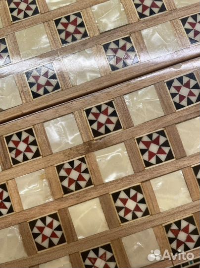 Нарды шашки ручной работы инкрустация