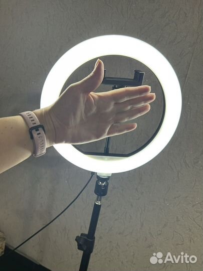 Кольцевая лампа со штативом 26 см