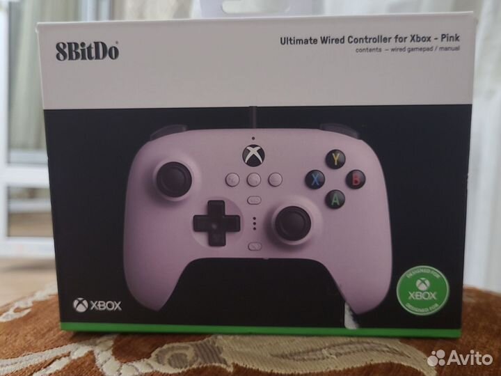 Геймпад проводной 8BitDo ultimate for Xbox pink