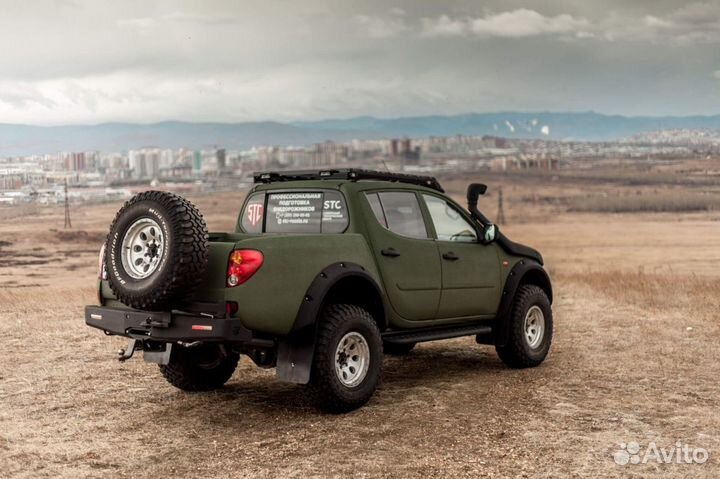 Бампер задний силовой Мицубиси л200 2006-2013 год