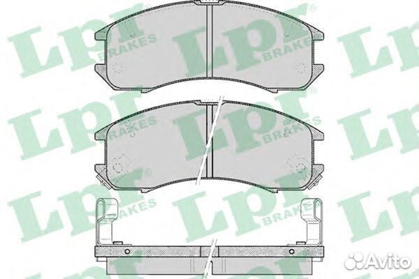 Комплект тормозных колодок 05P036 LPR