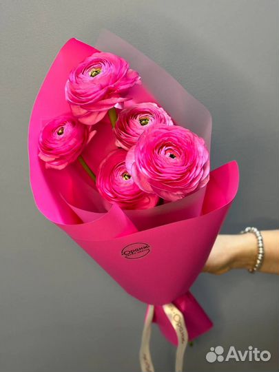 Ранункулюс. Доставка от часа