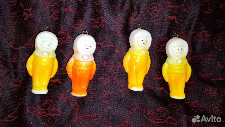 Игрушки СССР из пенопласта и ваты