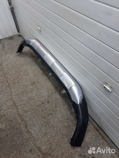 Toyota rav4 юбка переднего бампера