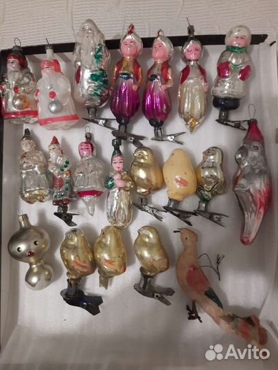 Елочные игрушки СССР