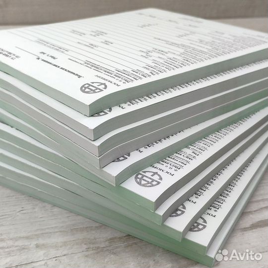 Бланки самокопирующиеся, квитанции, накладные