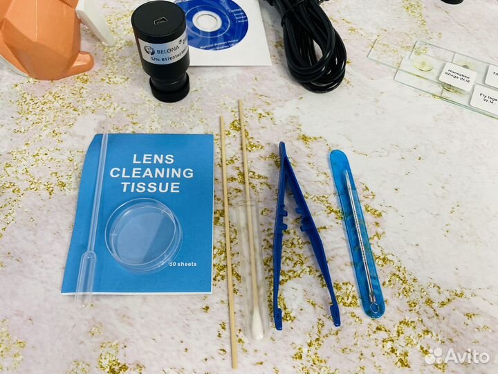 Микроскоп прямой биологический 40X-2000X