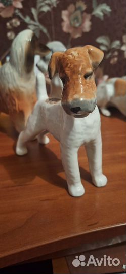 Фарфоровые статуэтки СССР собаки лфз