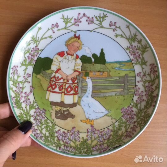 Редкая тарелка Наши Дети,Villeroy&Boch, N1