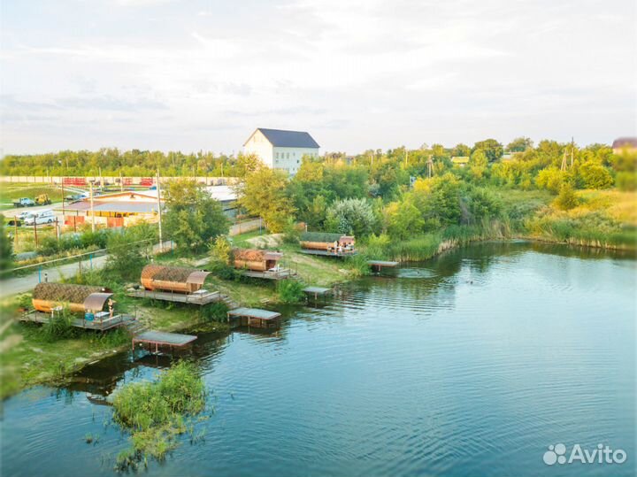 Бани, Беседки, Пляж, Отдых Турбаза Пруд Серебряный