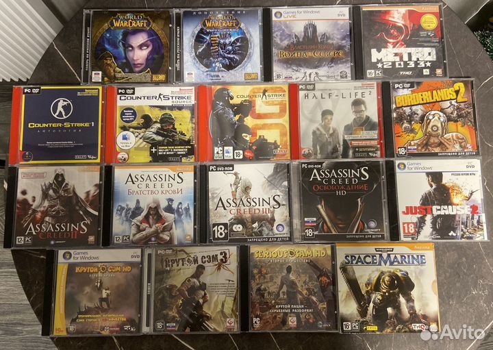 Компьютерные игры CD диски для пк для коллекции