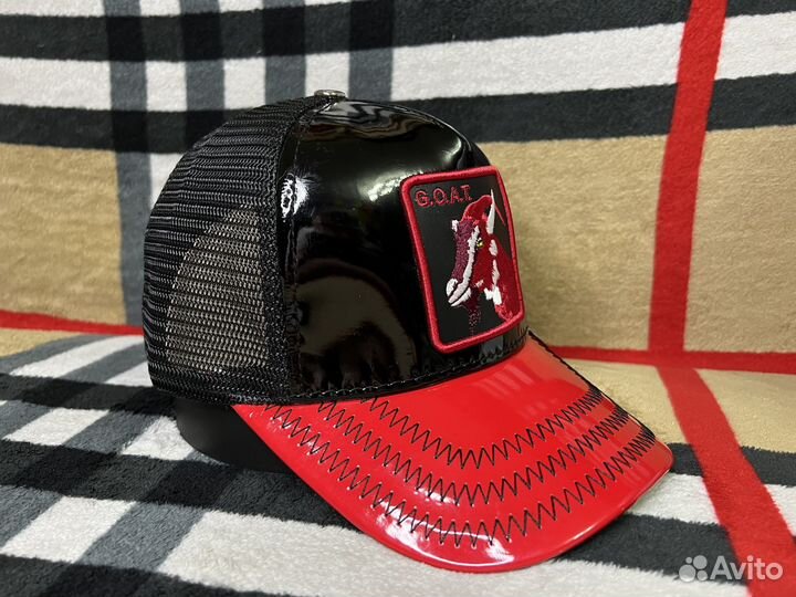 Бейсболка Goorin Bros сетка гламурный козел черный