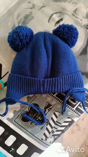 Шапочка зимняя для мальчика