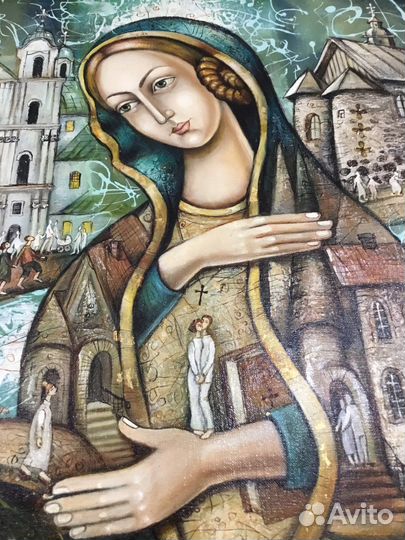 Три «глубокие» картины.Божья Мать.Феникс