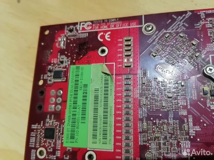 Видеокарта sapphire X 1900 GT 256 MB gddr3