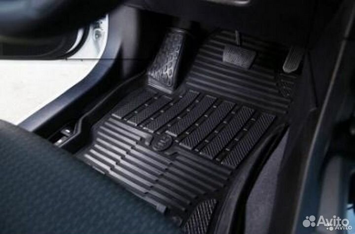 Ковры в салон резиновые Ssang Yong Kyron 2008-Н.В