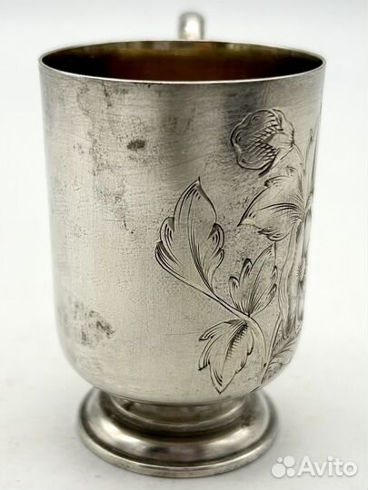 Чарка / рюмка серебро 84 проба 43,1 гр. 44 мл