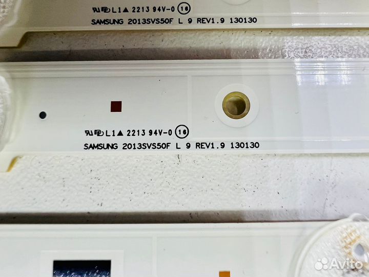 Комплект подсветки 2013SVS50F Samsung UE50F6400Ak