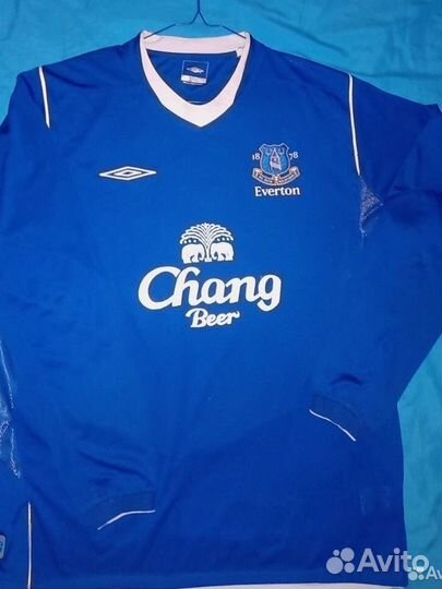 Футбольная футболка Эвертон 2005 г Umbro