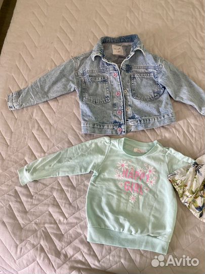 Вещи пакетом 18-24 месяца джинсовка