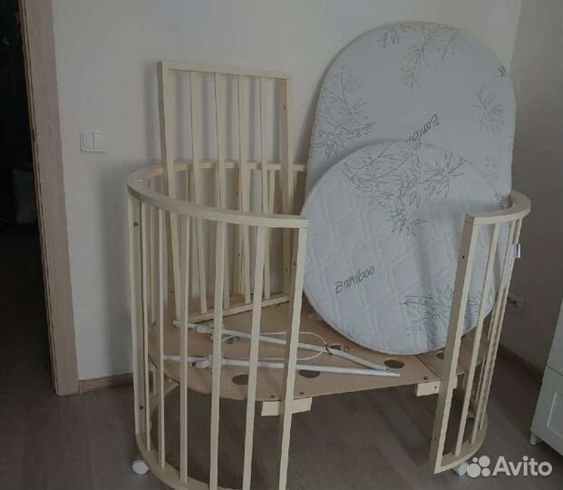 Матрас для кроватки круглый и овальный