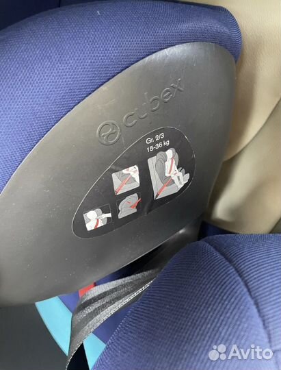 Детское автокресло 15 до 36 кг cybex solution