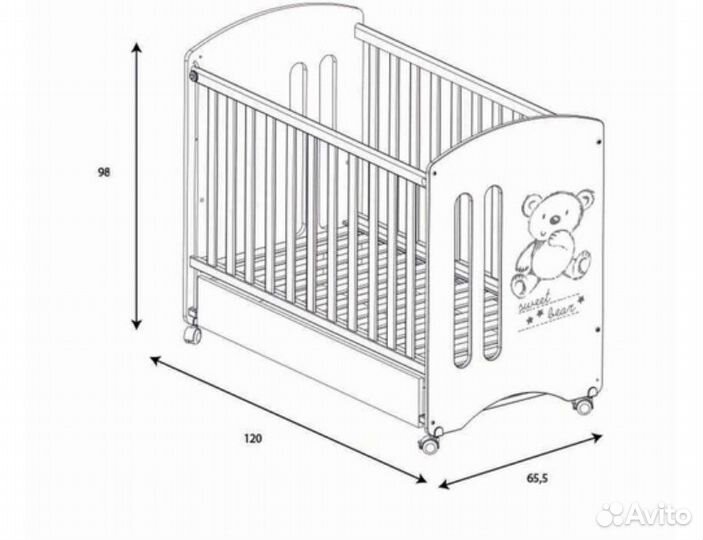 Детская Кровать Micuna Sweet Bear