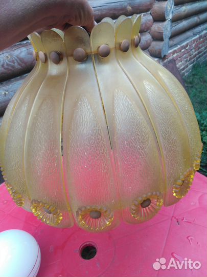 Светильник абожур, СССР, пластик