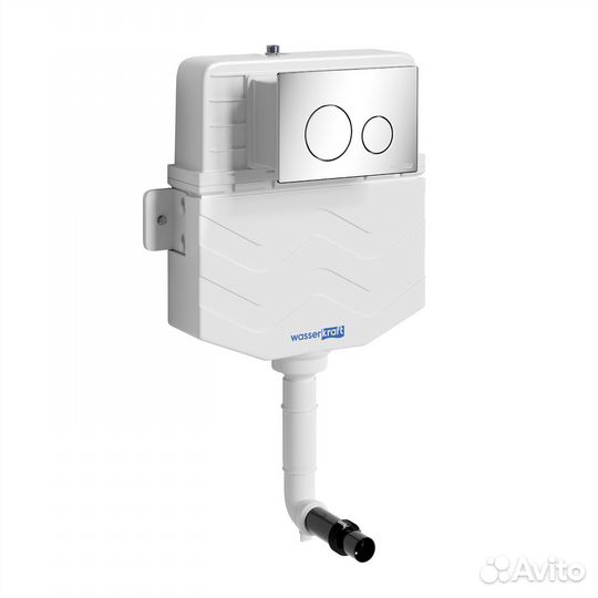 Бачок wasserkraft Хром круг 10tlt.031.me.ch02