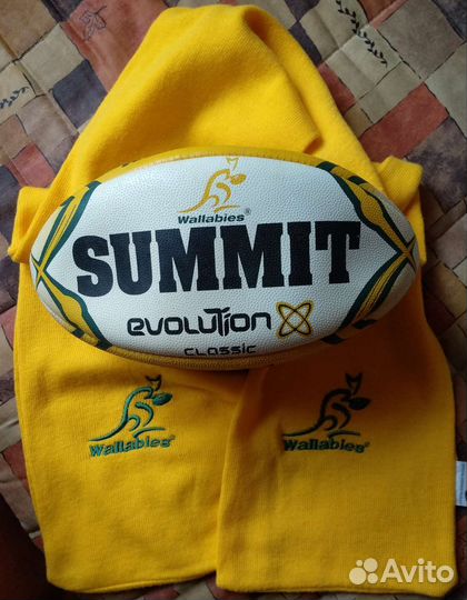 Мяч+шарф сборной Австралии по регби