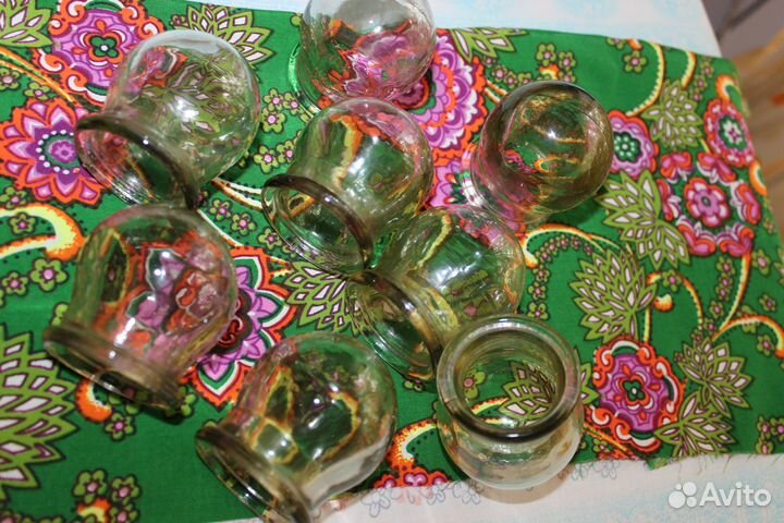 Банки медицинские СССР новые(толстостенные)